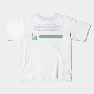 🗽 #ImmigrantsAndRefugeesWelcome Kids T-Shirt